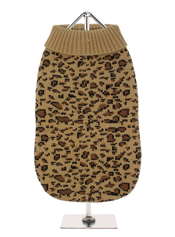 Pull Leopard beige