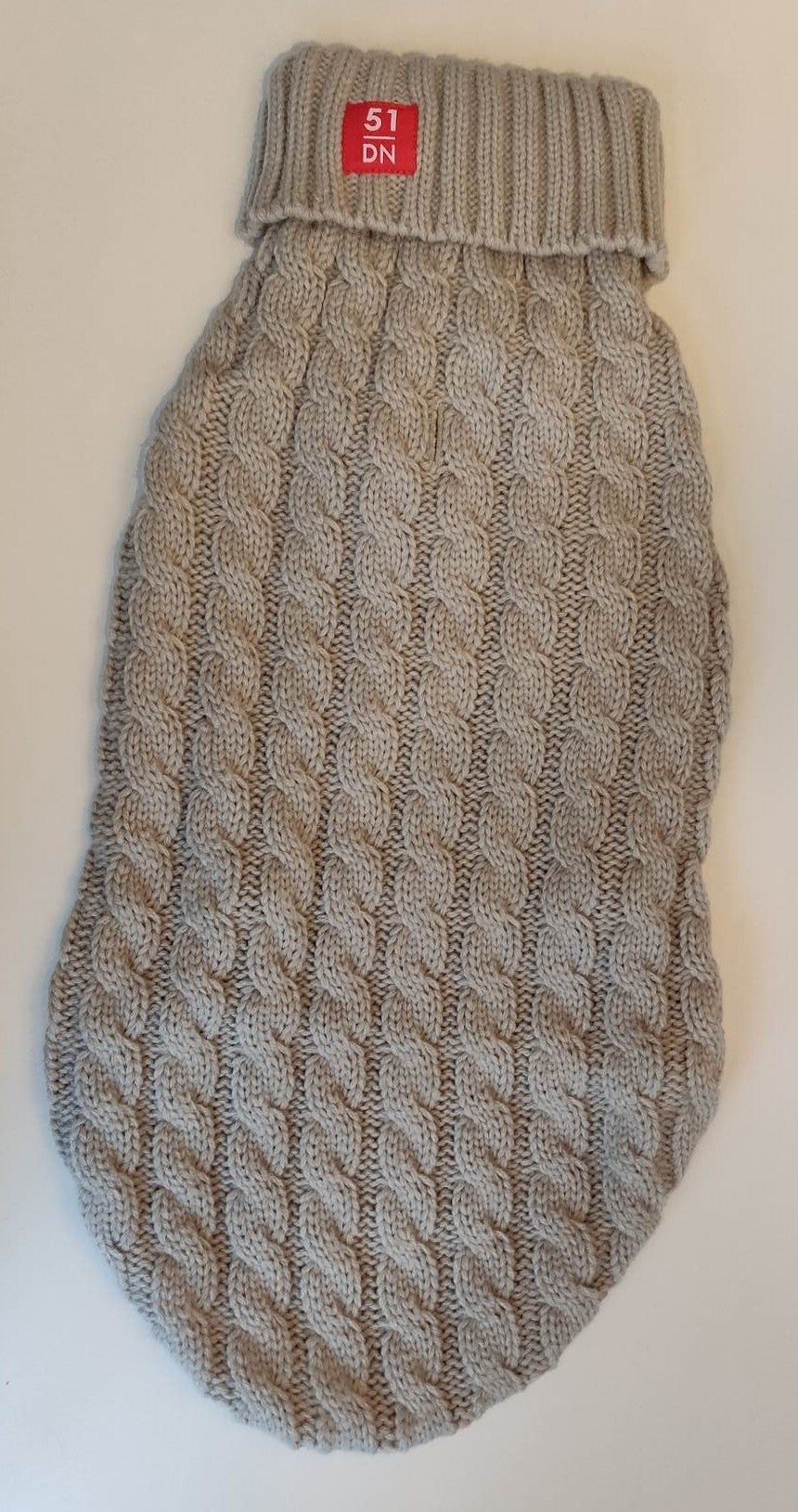 51 degrees North kabeltrui lichtgrijs/beige