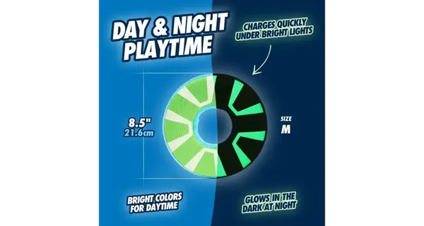 Max Glow in the Dark Frisbee 21cm