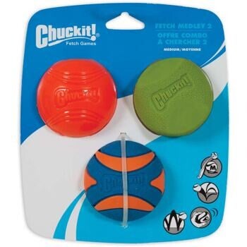 Chuckit Medley 3soorten 6.5cm