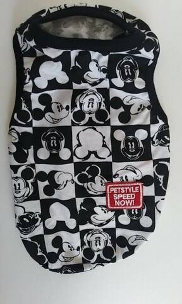 Mickey Cartoon zwart/wit 25cm