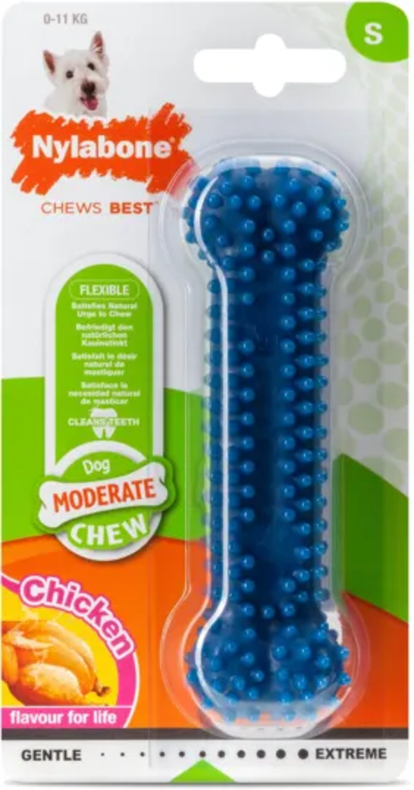 Nylabone spikes Kip/poulet