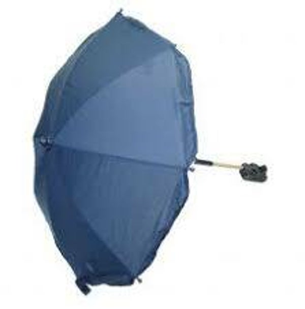 Parasol Buggy UV-protection grijs blauw navy