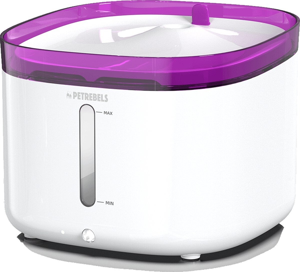 Petrebels Pet Fountain 2L ,zonder snoer, bewegingsdetector, wit