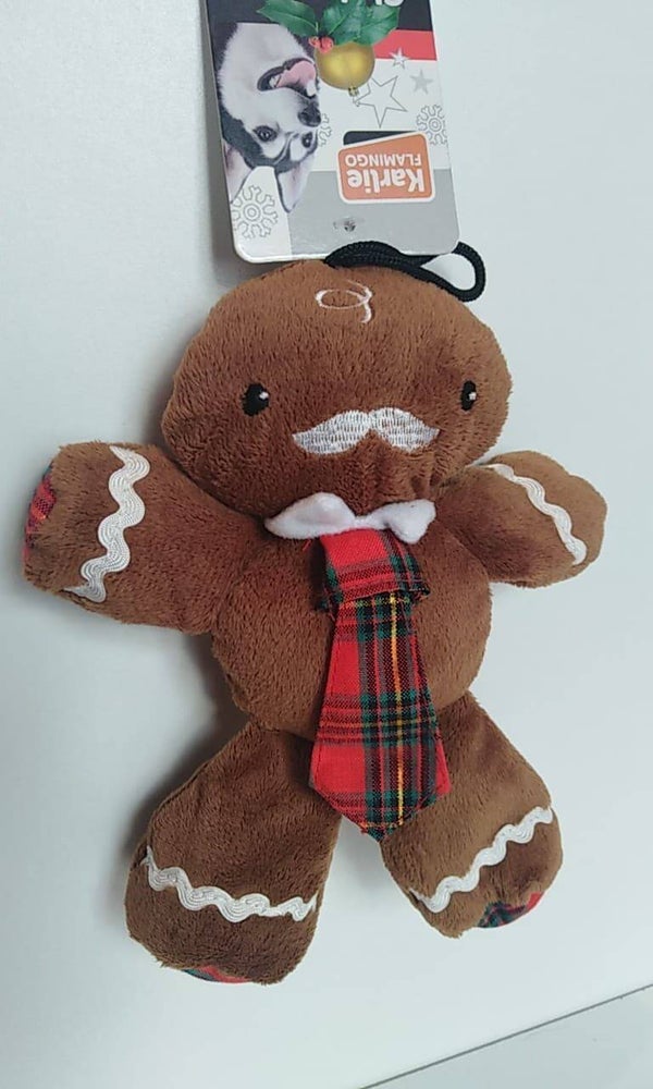 Kerst pluche Gingerman