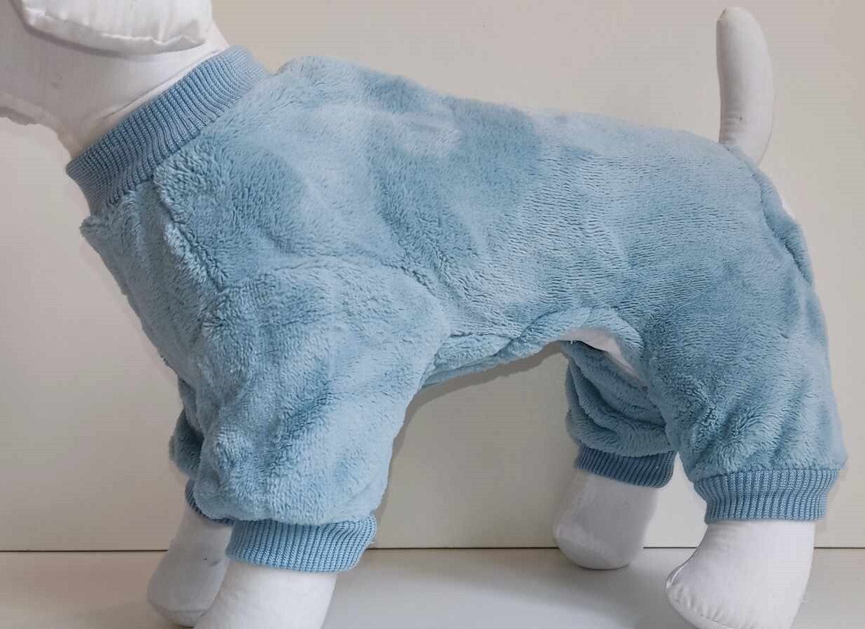 Fleece pj soft cable grijsblauw