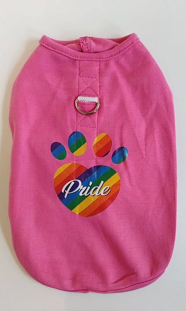 Tshirt harnas rose: Rainbow Pride