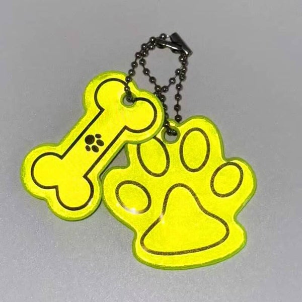 Reflecterend fluo hangertje , poot of botje