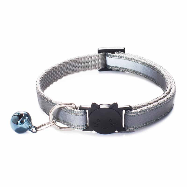 Halsband Kat Safety Reflect grijs