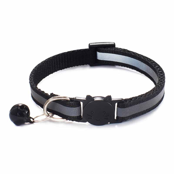 Halsband Kat Safety Reflect zwart