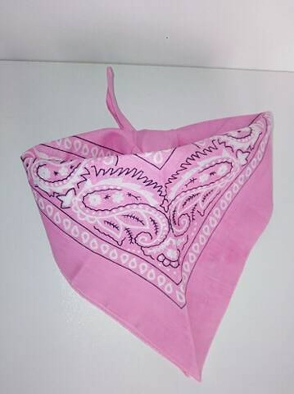 Bandana 80cm roos