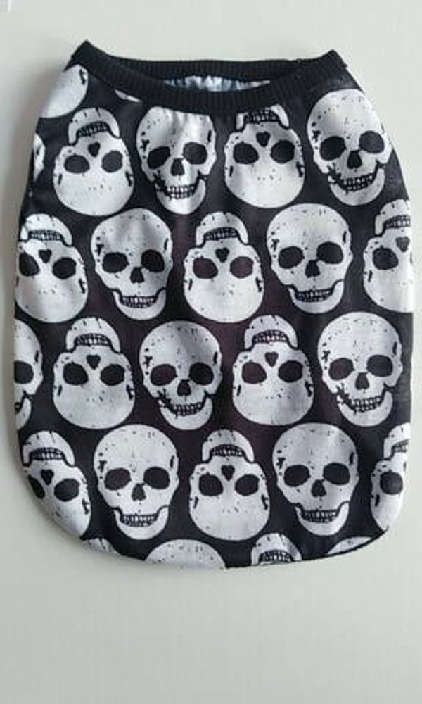 Skulls zwart/wit 19cm