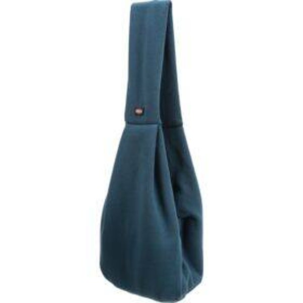 Slingbag soft polyester donkerblauw/grijs