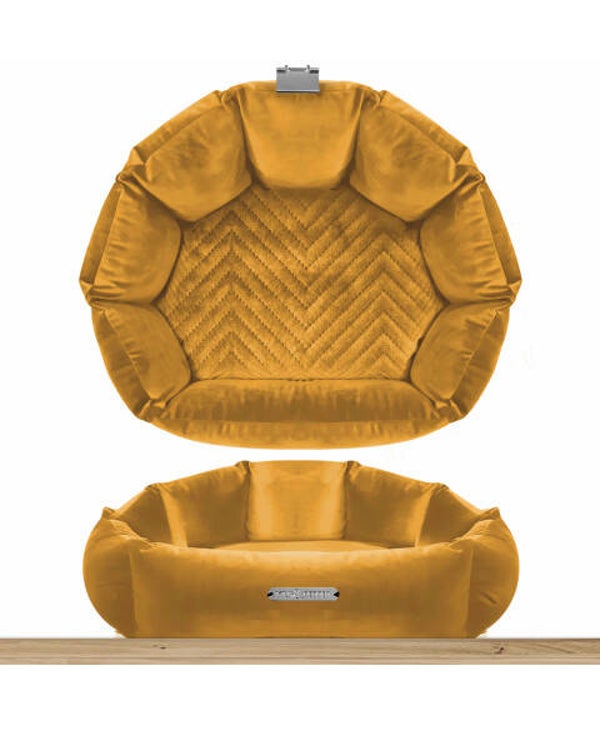 Velours Sofa Schelp S & M