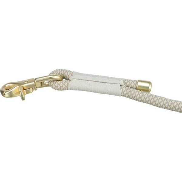 Soft nylon round verstelbare riem beige 2m 10mm