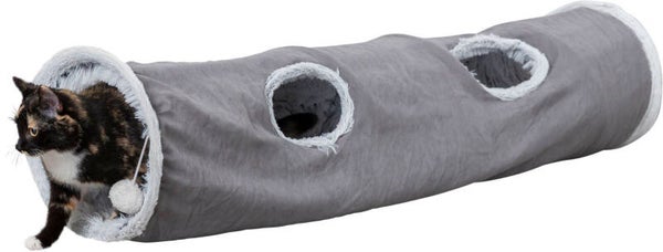 Fluffy Speeltunnel pluche ø 27 × 116 cm