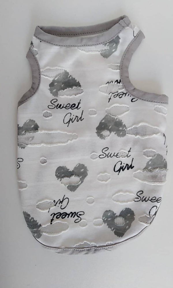 Sweet Girl wit/grijs 24cm