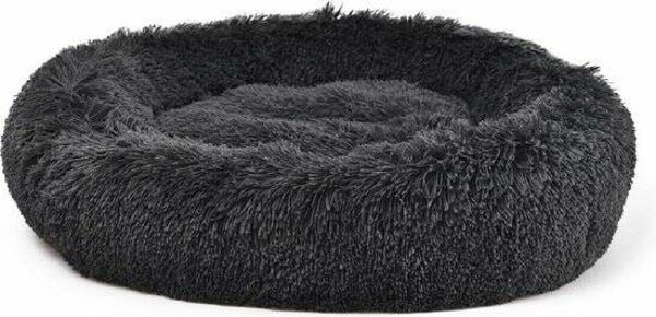 Fluffy Donut antraciet-grijs 80cm