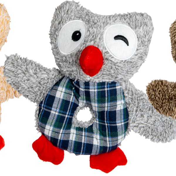 J&V Velvetties Winking Owl 18cm