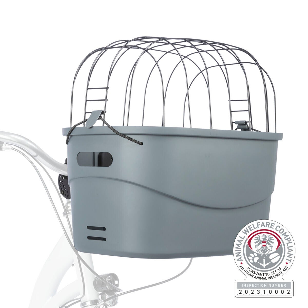 Fietsmand PVC stuur 42 × 39 × 30 cm, tot: 5 kg