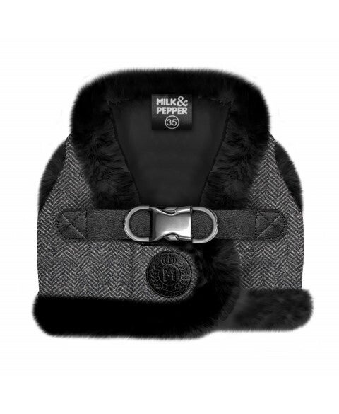 Milk&Pepper Bont Harnas Wallace zwart grijs