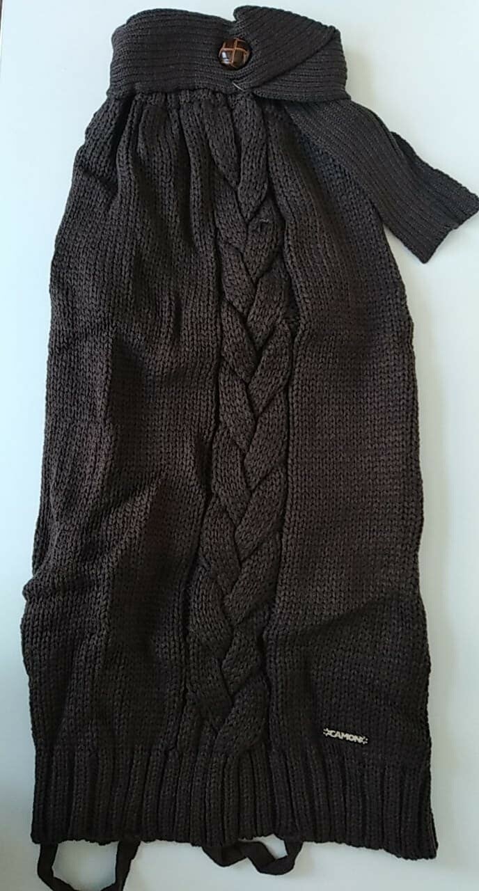 Pull gebreid chocobruin 55cm