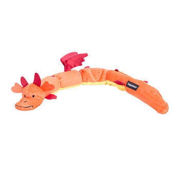 Pluche Draak oranje 68cm