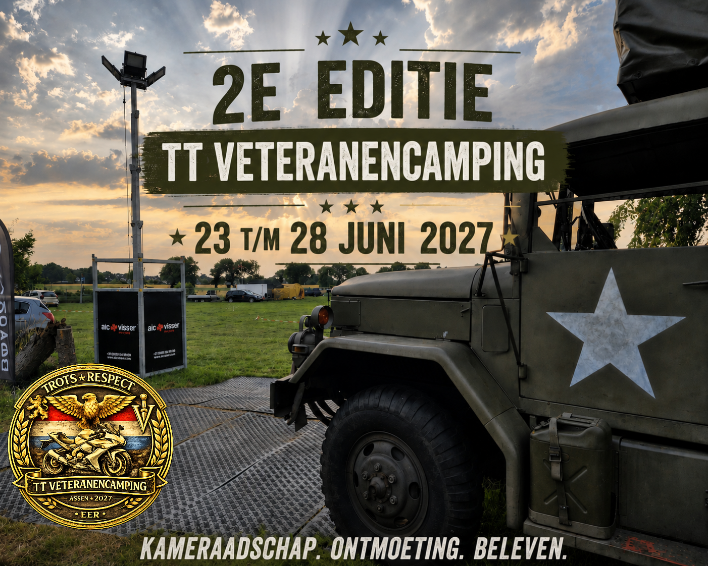 TT Camping Assen 2027 - TT caming de Veteraan -- TT camping  de Veteraan Assen 2027 | Veteranencamping - Dutch TT camping 2027