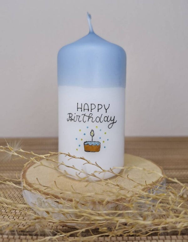 Happy Birthday - blau