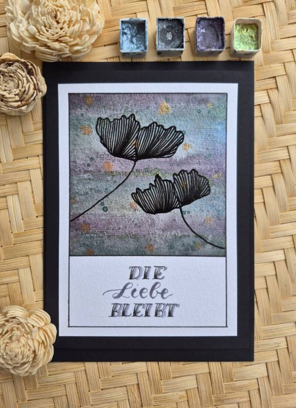 Die Liebe bleibt - Trauerkarte
