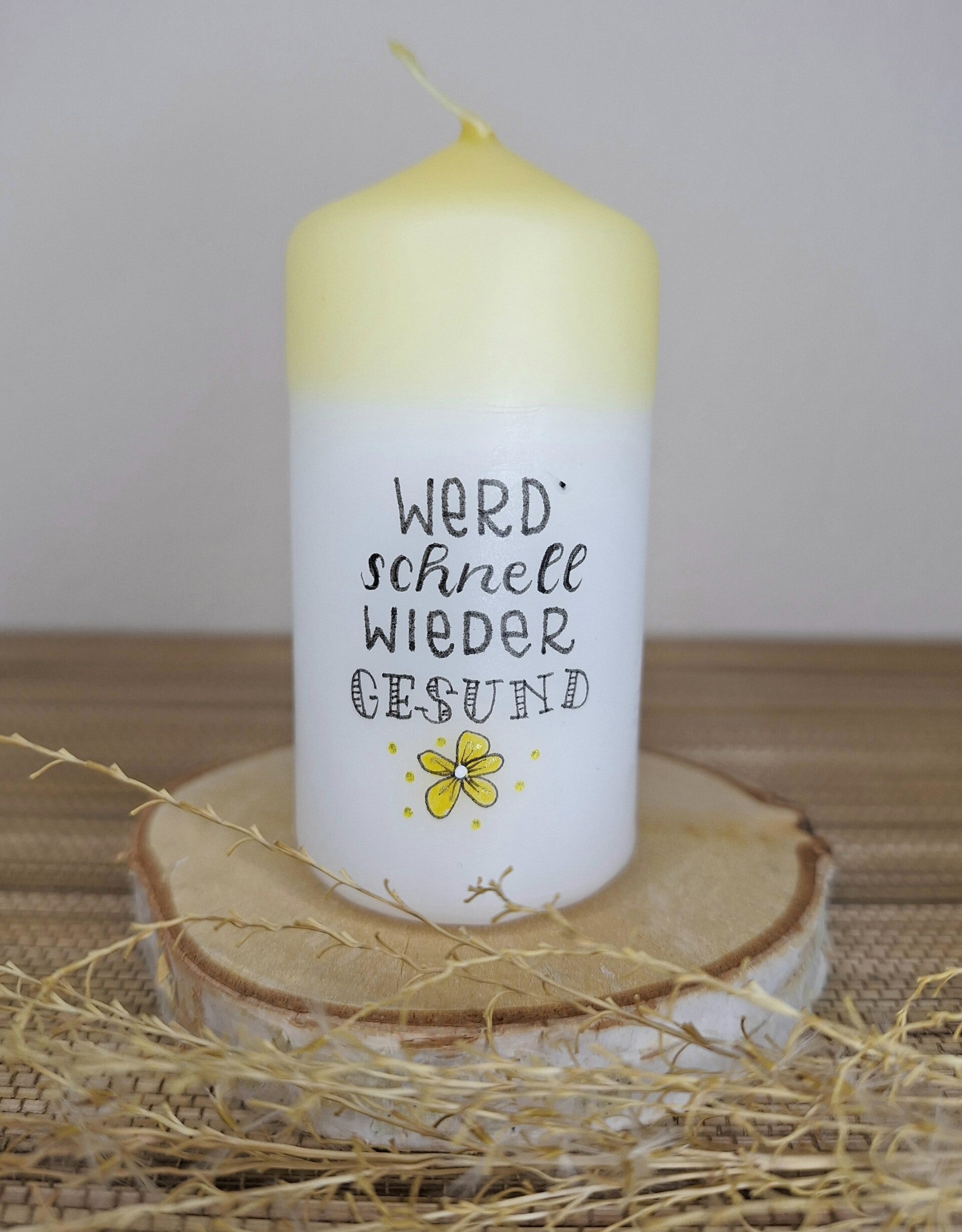 Werd schnell wieder gesund - gelb