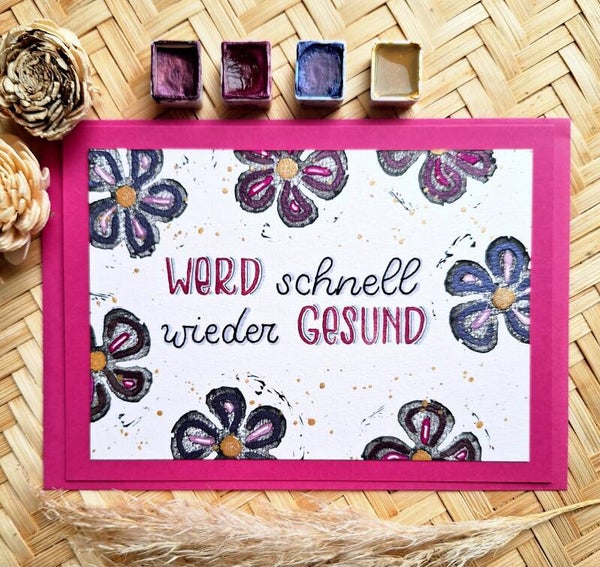 Werd schnell wieder gesund - pink