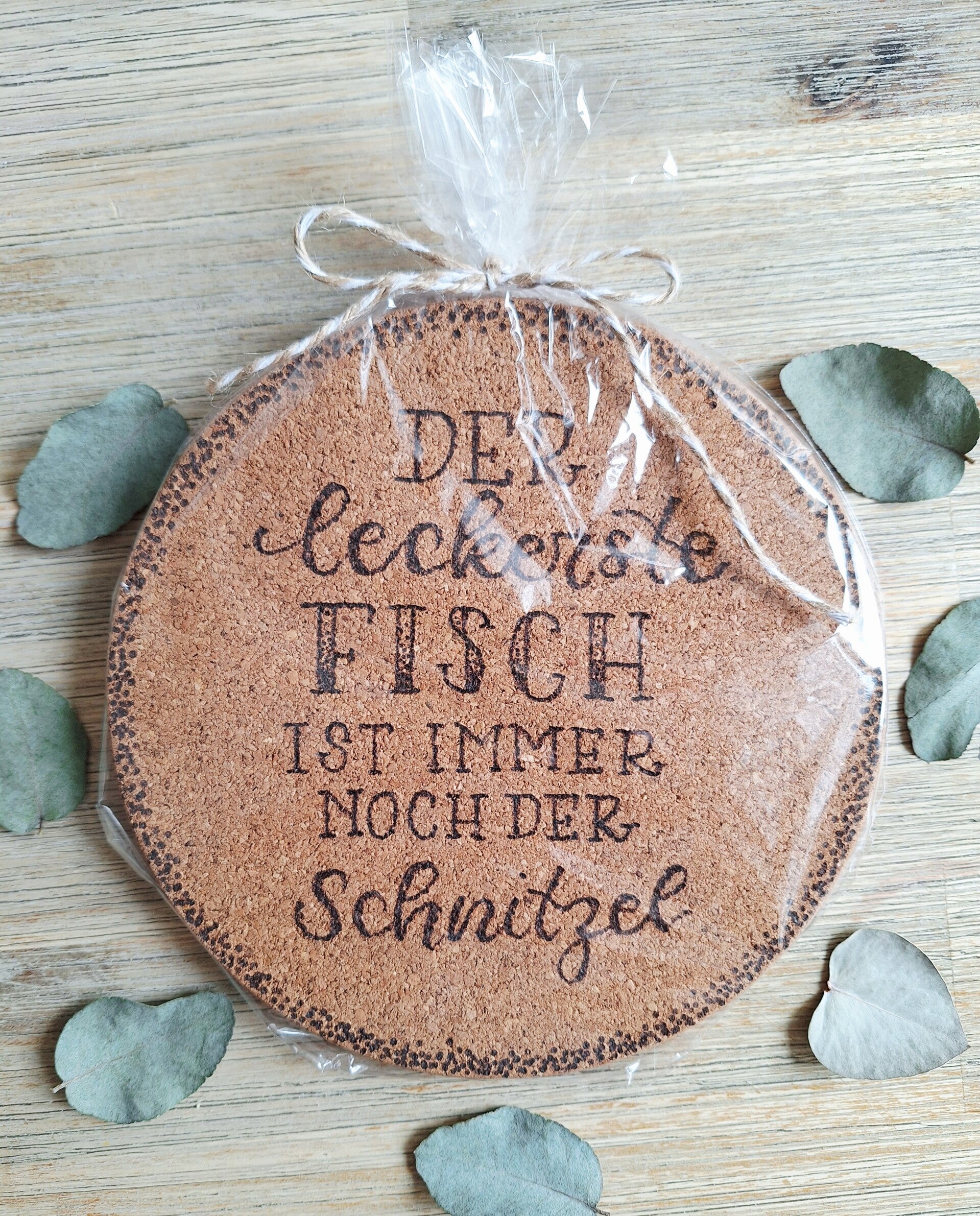 Der leckerste Fisch ist immer noch der Schnitzel - Untersetzer