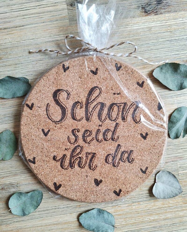 Schön seid ihr da - Untersetzer