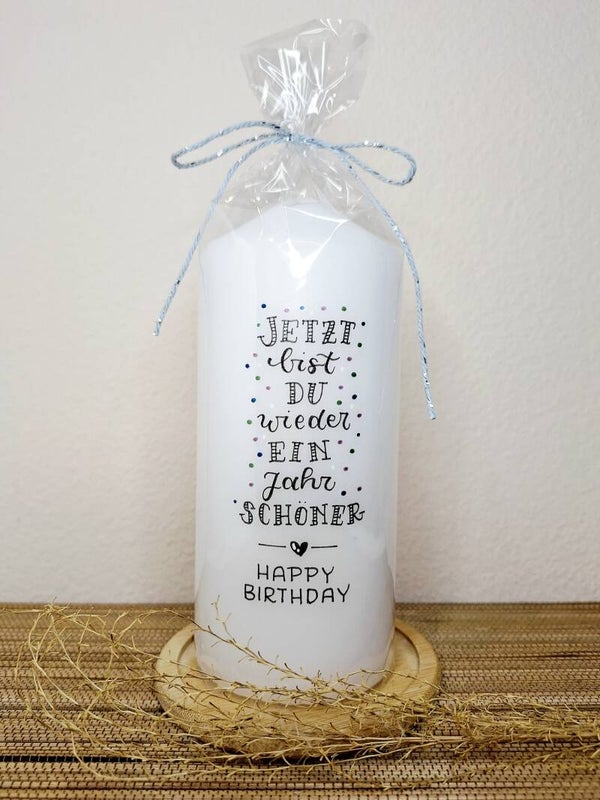 Jetzt bist du wieder ein Jahr schöner