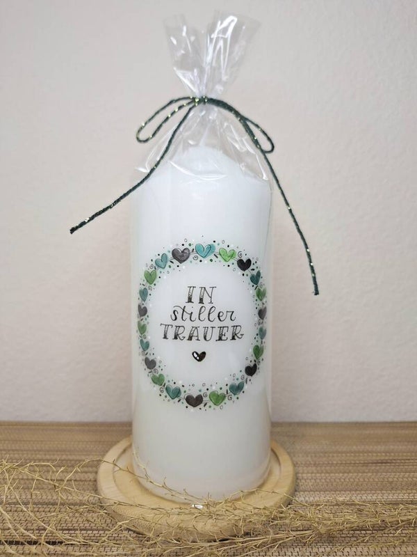 In stiller Trauer - Trauerkerze