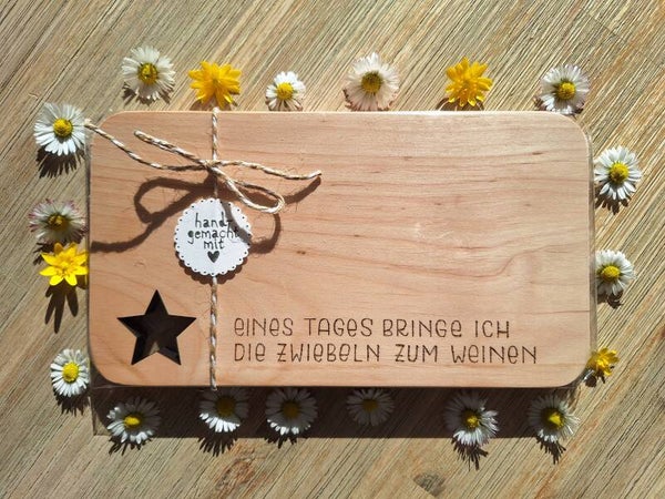 Eines Tages bringe ich die Zwiebeln zum Weinen - Stern