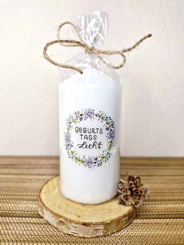 Geburtstagslicht- lila