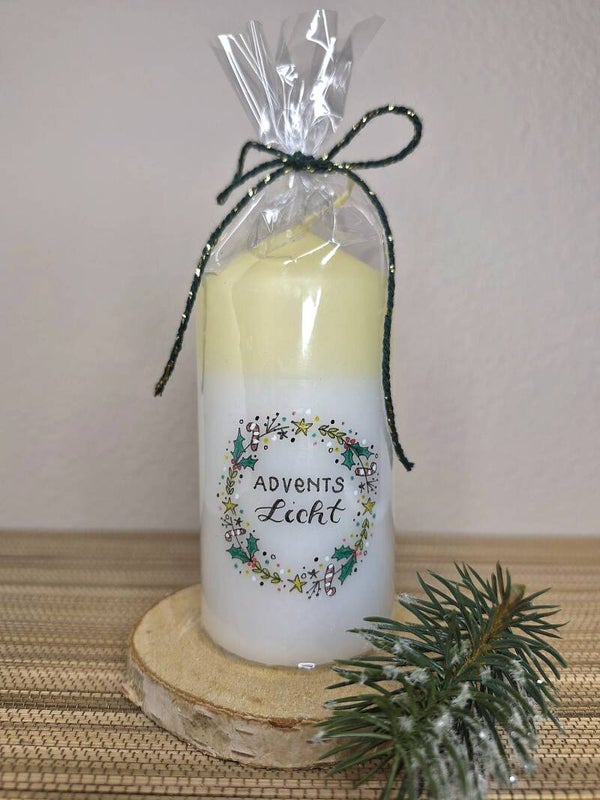 Adventslicht - gelb