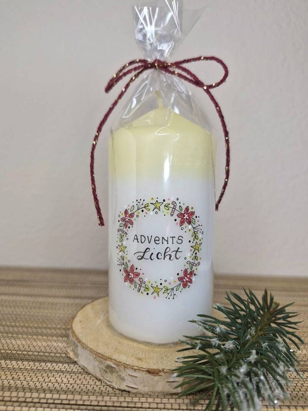 Adventslicht - gelb