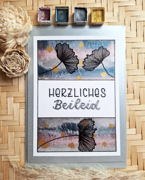 Herzliches Beileid - silber