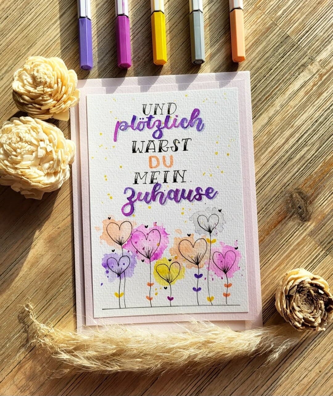 Und plötzlich warst du mein Zuhause - rosa