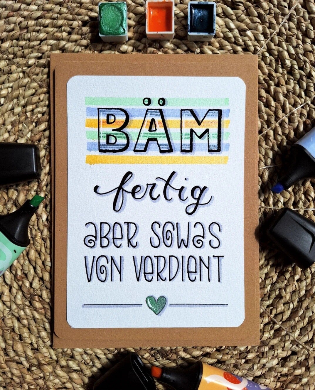 BÄM - fertig, aber so was von verdient