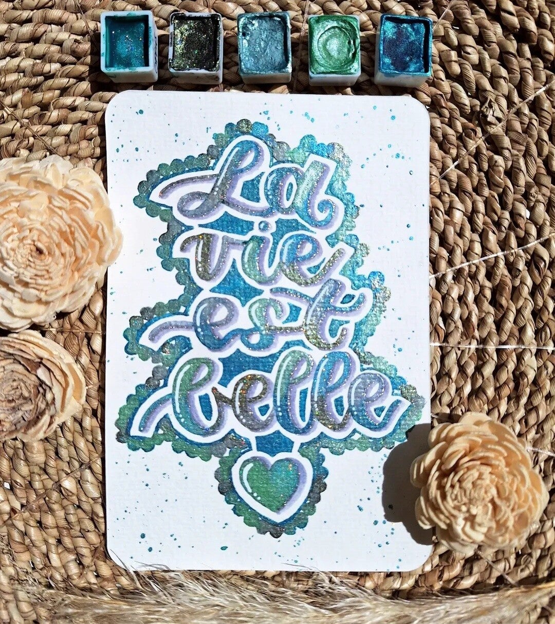 La vie est belle - Postkarte