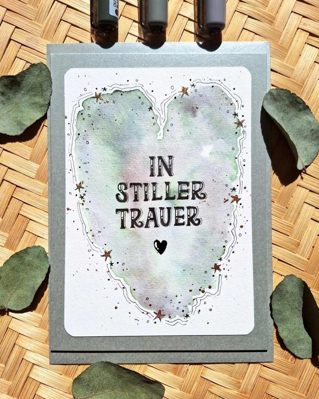 In stiller Trauer - Herz