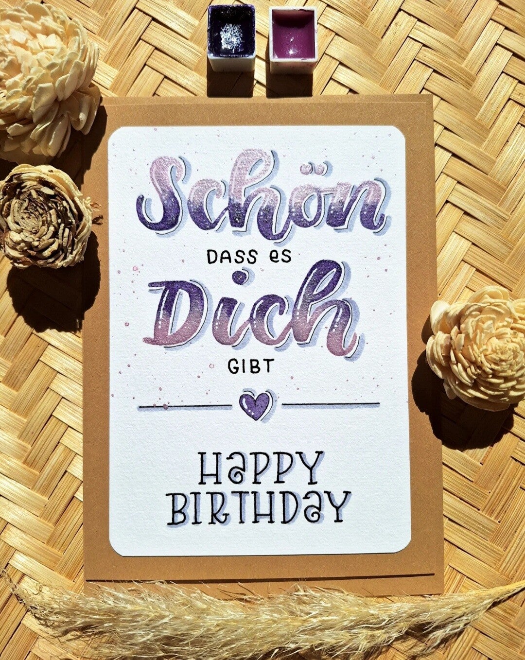 Schön dass es dich gibt - Happy Birthday