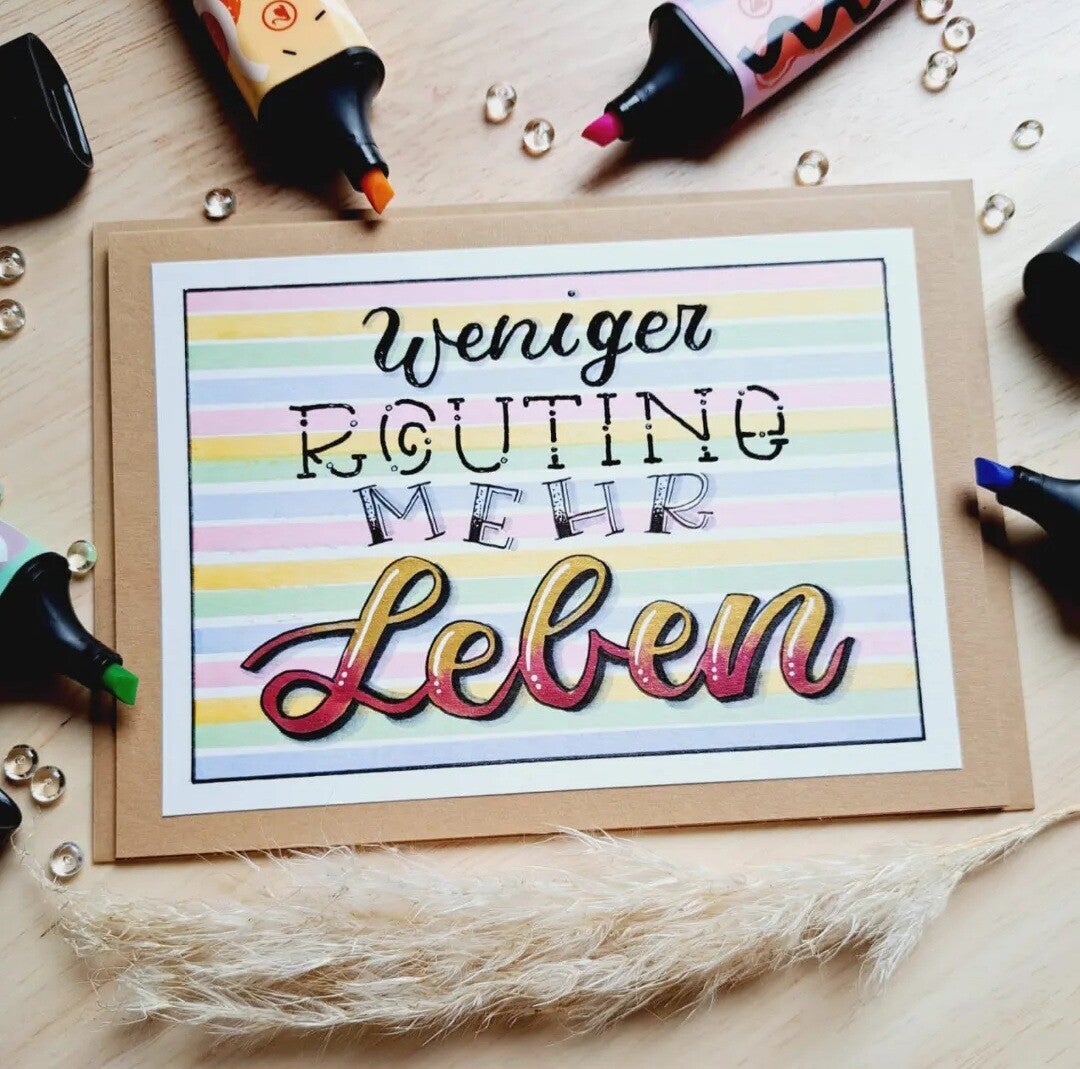 Weniger Routine, mehr Leben - Kraftpapier