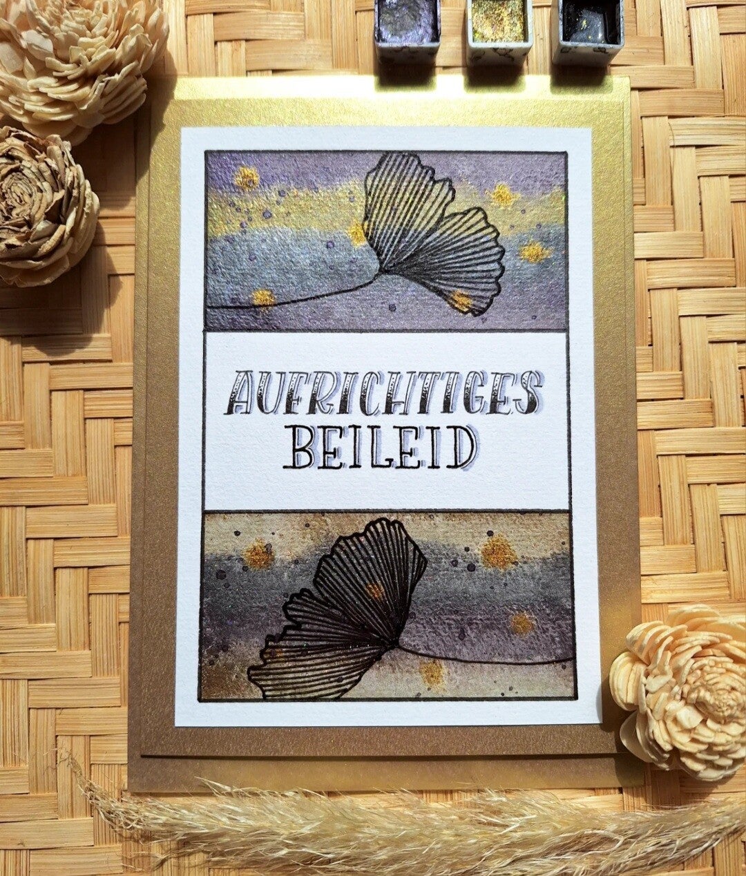 Aufrichtiges Beileid - gold