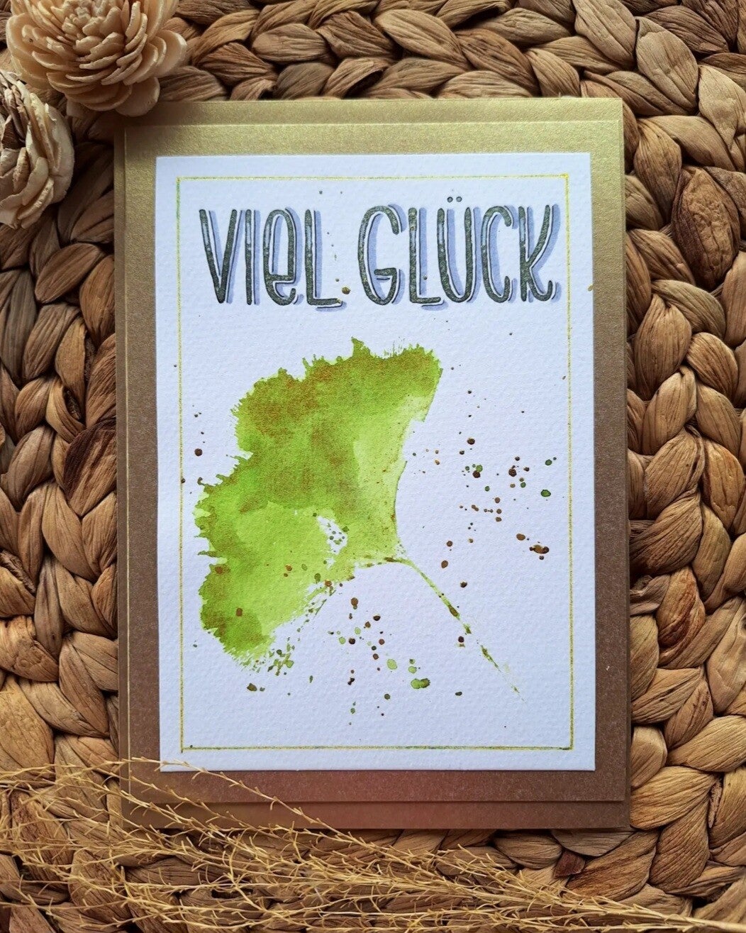 Viel Glück - gold