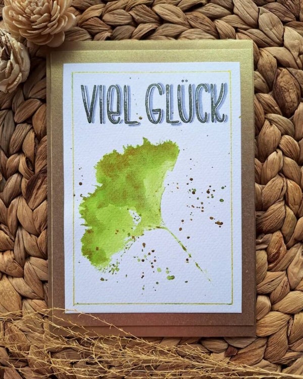 Viel Glück - gold